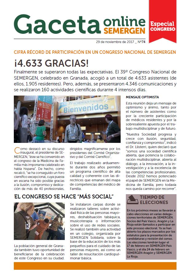 Gaceta Online - Nº 74