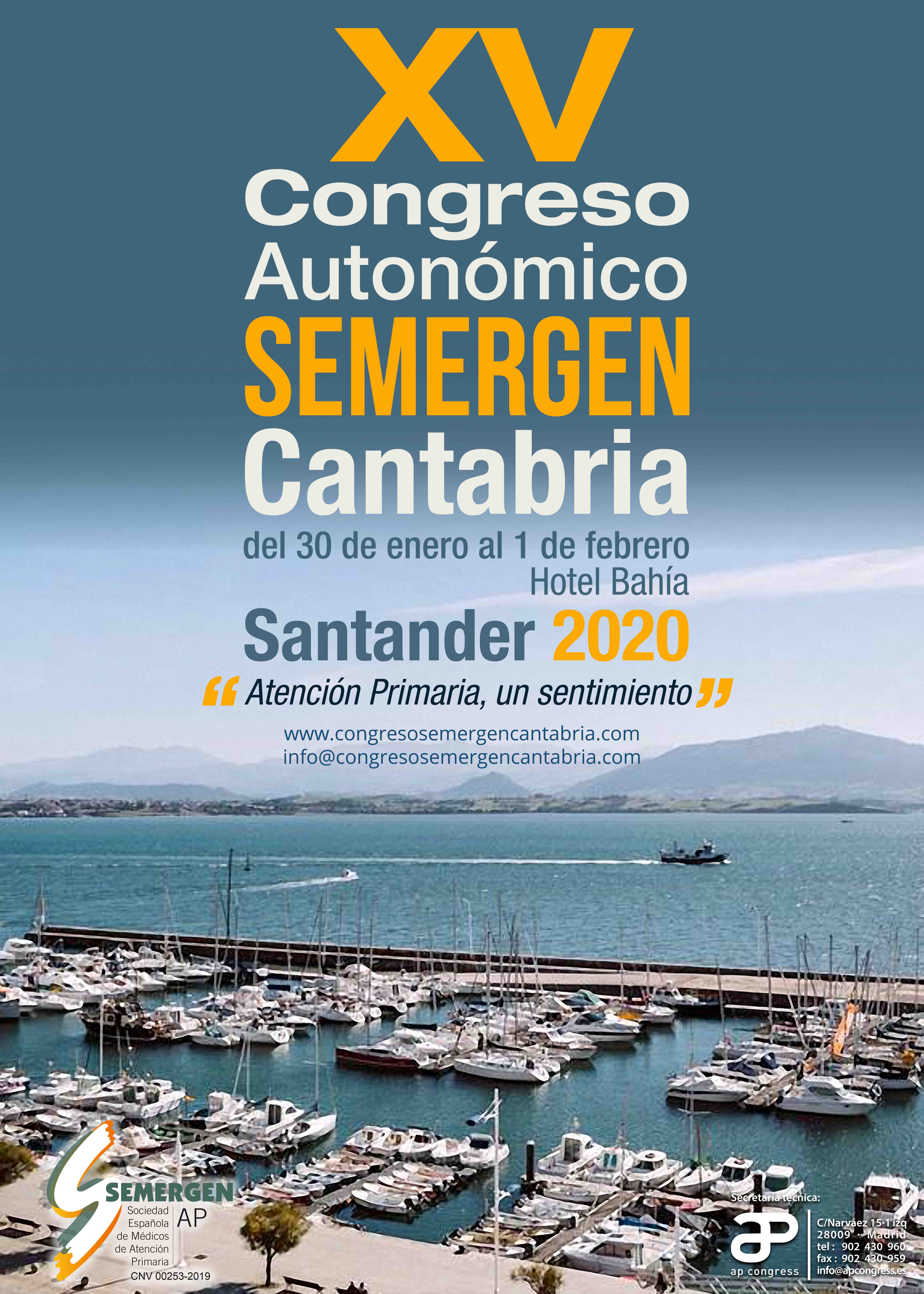 XV Congreso Autonómico SEMERGEN Cantabria