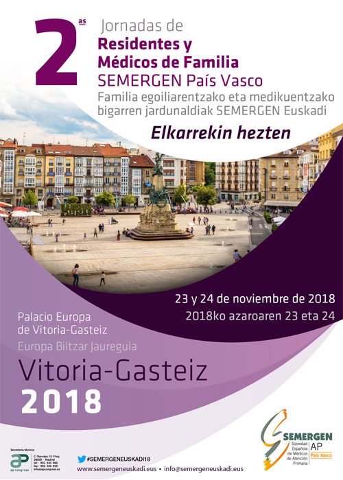 2ª Jornadas de Residentes y Médicos de Familia SEMERGEN País Vasco